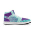 Metari 6T7 High Top Snekonz feat Stykonz Turquoise Mix Script | Hip Hop Streetwear Kicks - Stykonz Graffiti Streetwear